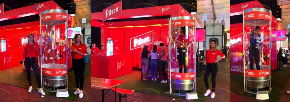 cabina de aire única en Colombia, cabina de aire para activaciones btl